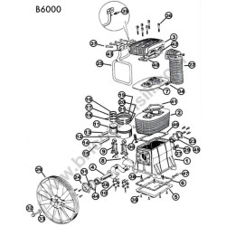 ABAC Parts Drawing for Pump Unit B6000 - 1
