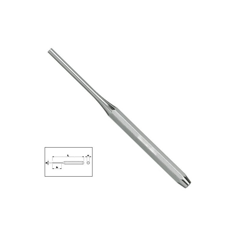 Steel pin punches 5x165