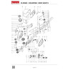 Ricambi Makita per Rasaerba Elettrico ELM3800 - Esploso