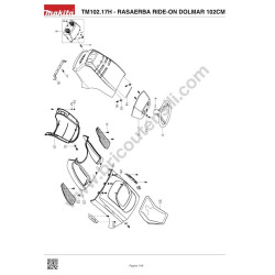 Dolmar Spare Parts for Lawn Tractor TM102.17H - Diagram
