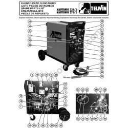 Ricambi Telwin per Saldatrici Telmig 251-281-183-203-250