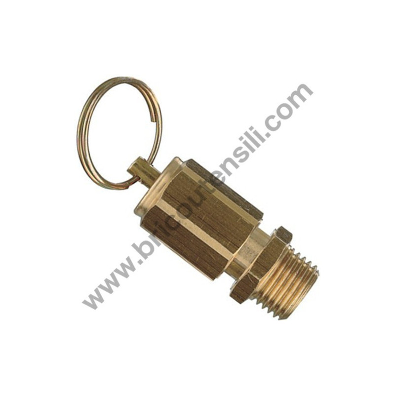 Valvola di Sicurezza per Compressori 1/2'' x 10,5 Bar