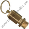 Pre-set safety valve for air Compressors 1/2'' x 10,5 Bar - 152 Psi