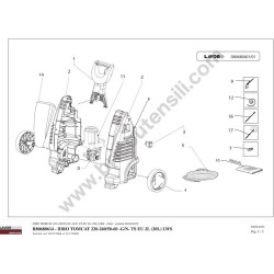 Lavor Original Parts for Pressure Cleaner Tomcat - Diagram