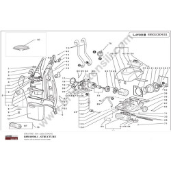 Lavor Pro Original Parts for Floor Scrubber Drier Crystal Clean - Drawing