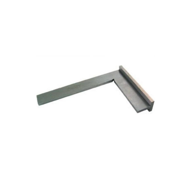 Square with Back in Hardened Steel cm 40