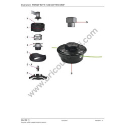 Hitachi Spare Parts for Engine Brush Cutter CG47EF(L)