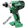 Hitachi Spare Parts for Cordless Impact Driver WH18DJL