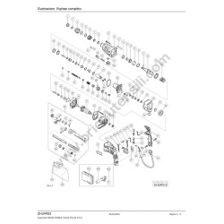 Ricambi Hitachi per Martello Perforatore DH24PD3 - Esploso