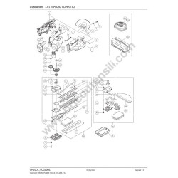 Hitachi Spare Parts for Cordless Shrub Shear CH10DL - Diagram