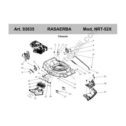 Ama Spare Parts for Lawnmower NRT-52X - Diagram - 1