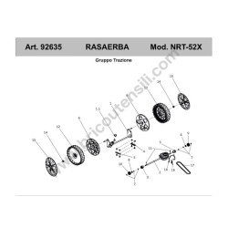 Ricambi Ama per Rasaerba NRT-52X - Esploso - 2