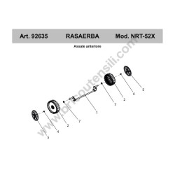 Ama Spare Parts for Lawnmower NRT-52X - Diagram - 3