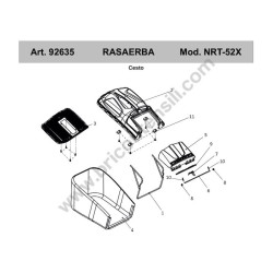 Ama Spare Parts for Lawnmower NRT-52X - Diagram - 4
