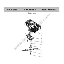 Ricambi Ama per Rasaerba NRT-52X - Esploso - 5