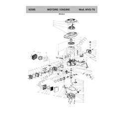 Ama Spare Parts for Lawnmower NRT-52X - Diagram - 6