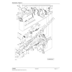 Hitachi Parts for Slide Compound Miter Saw C10FSH - Diagram - 2