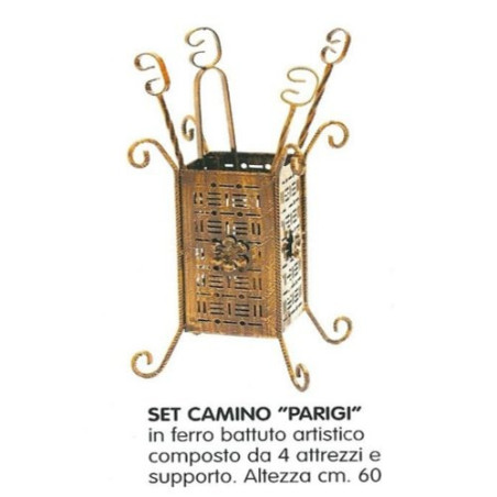 Set Camino in Ferro Battuto mod."Parigi"