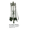  Set Fireplace Wrought Iron mod. "Berlin"