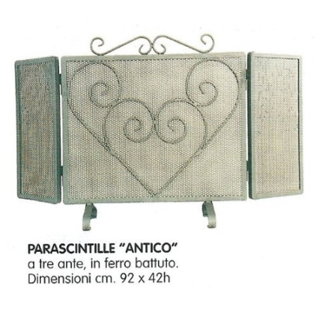Parascintille in Ferro Battuto mod."Antico"