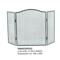 Parascintille in Ferro Battuto 3 Ante
