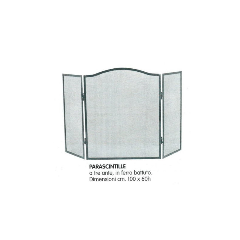 Fireguard 3 Doors Wrought Iron