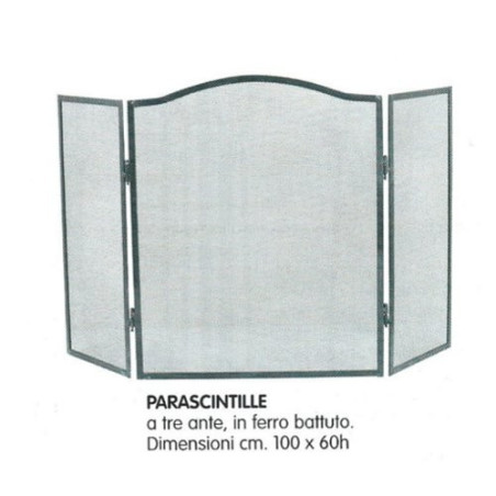 Parascintille in Ferro Battuto 3 Ante