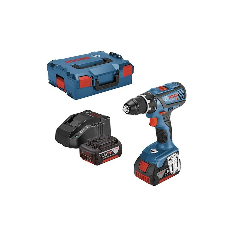 Kit Trapano con Percussione GSB 18V-28 Professional + 2 Batterie 3Ah