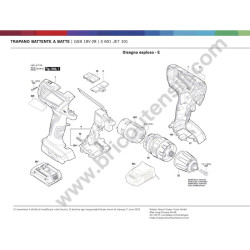 Ricambi Bosch per Trapani Avvitatori a Batteria GSR 10,8 V-LI-2