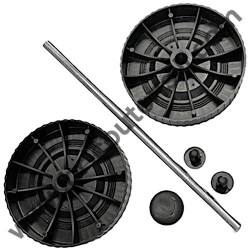Wheels Kit for Air Compressor ABAC POLE POSITION L20 - 1
