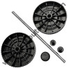 Wheels Kit for Air Compressor ABAC POLE POSITION L20 - 1