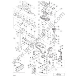 Hitachi Spare Parts for Demolition Hammer H65SD2 - Drawing