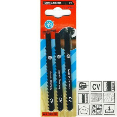 Lama per Seghetto Alternativo Attacco Black&Decker - Poggi 687.00