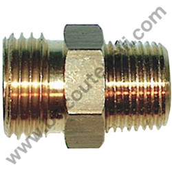 Nipple Brass Gas 1/2" Dx-Sx