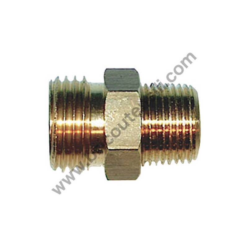 Nipple Brass Gas 1/2" Dx-Sx