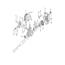 Ricambi Tanaka per Tosasiepi THT-2520 - 2520 B - 3