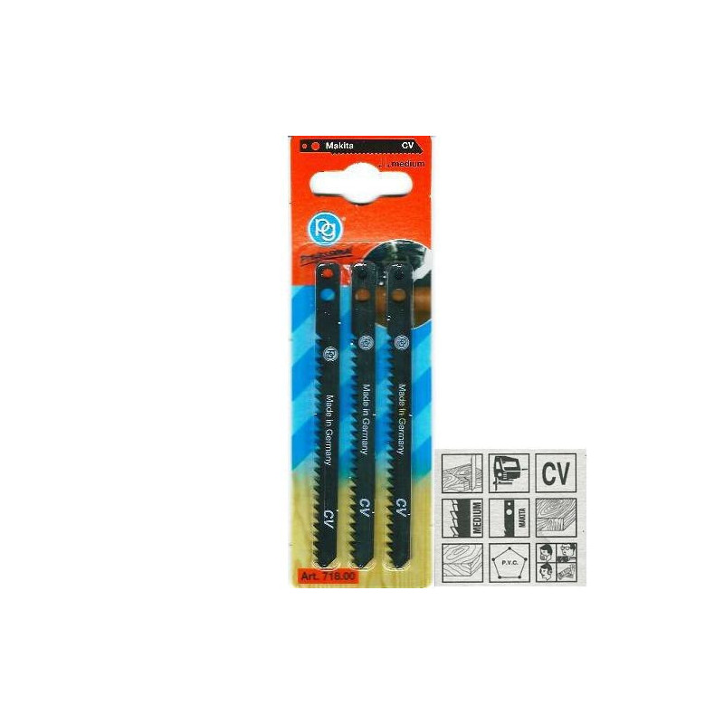 Lama per Seghetto Alternativo Attacco Makita - Poggi 717.00