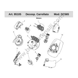 Ama Spare Parts for Whelled Brushcutter DC560 - Diagram 3