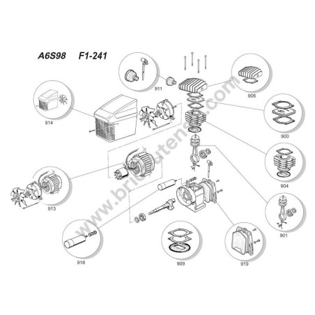 ABAC Parts for Pump Unit F1/241 M71 6V00060