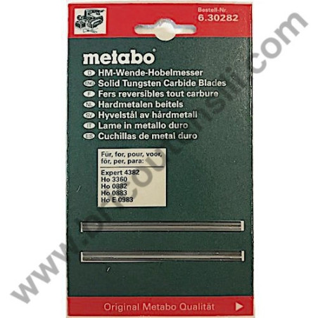 Coppia lame per Pialletto Metabo HO 0882