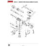 Makita Spare Parts for Demolition Hammer HM1511 - Diagram