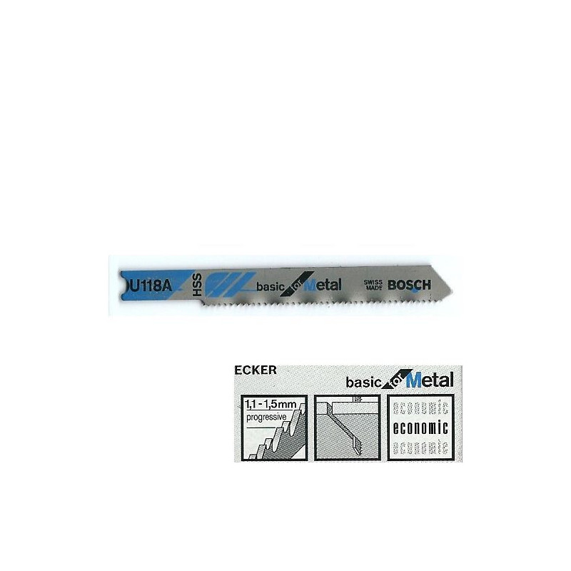 Jigsaw blade Attack Black & Decker - Bosch U118A