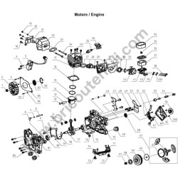 Ama Spare Parts for Chainsaw AMX 45.16 - Diagram - 1