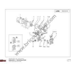Lavor Original Parts for Pressure Cleaner FUEGO 1007 - 8.052.0818 - Diagram - 2