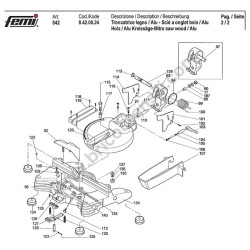Ricambi Femi per Troncatrici per Legno 842-8420024