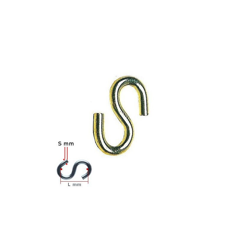 Ganci ad Esse "S" Zincati