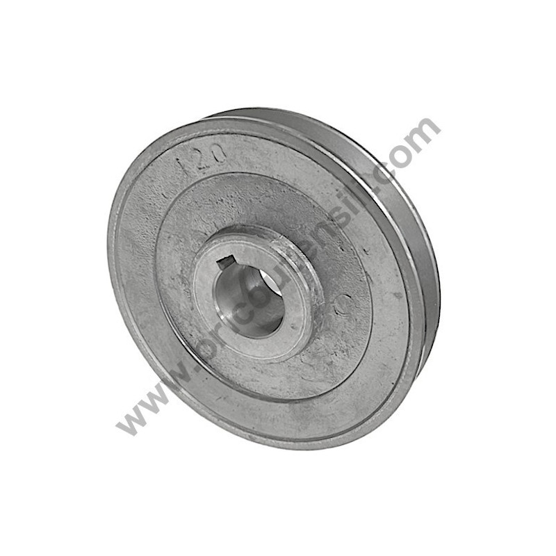 Pulley Kit D.120-1A Aluminium for Air Compressors ABAC - BALMA