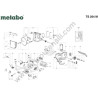 Ricambi Metabo per Sega da Banco TS 254 M - Esploso - 1