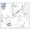 FIAC Spare Parts for Air Compressor FX 250 2 HP - Drawing
