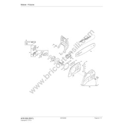Ricambi Alpina per Motosega ACS 538 (2021) - Esploso - 3